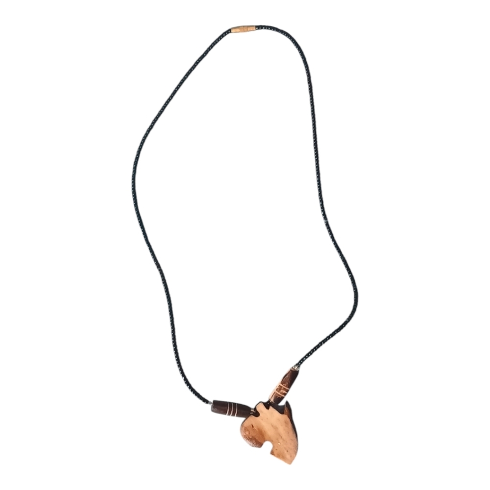 Handcrafted Wooden Pendant Necklace